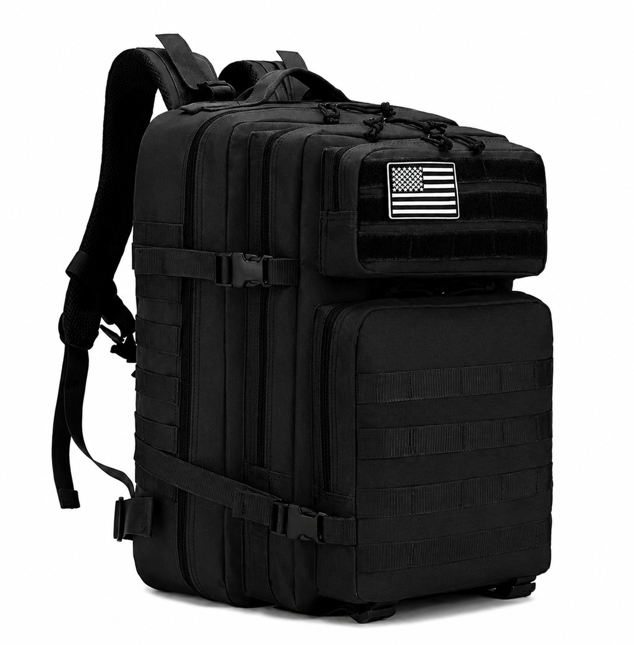 Sac à dos tactique extérieur 35L avec système Molle et rangement pour ordinateur portable