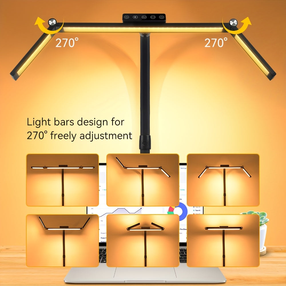 VIVILITE - Lampe de travail ultra lumineuse de 18W avec col de cygne et éclairage à large portée