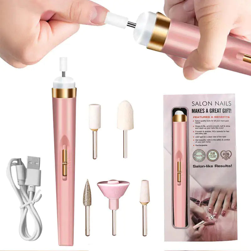 MagicNail™ – Perceuse à ongles et outils de nail art avec stylo LED précis [50 % de réduction]