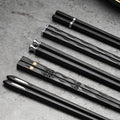 DineLux – Ensemble de baguettes luxueuses avec des designs raffinés (5 paires)