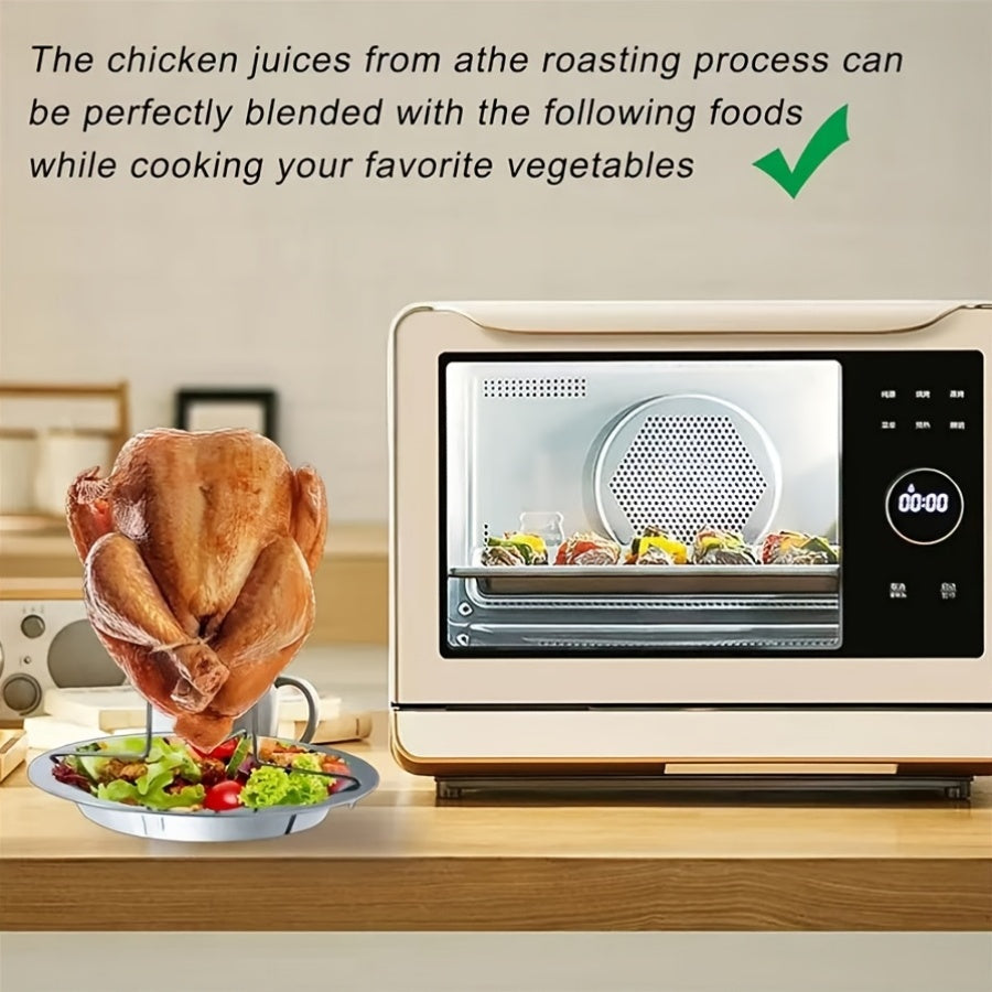 ROASTSPIRE – Support vertical pour rôtir le poulet pour une cuisson croustillante et uniforme