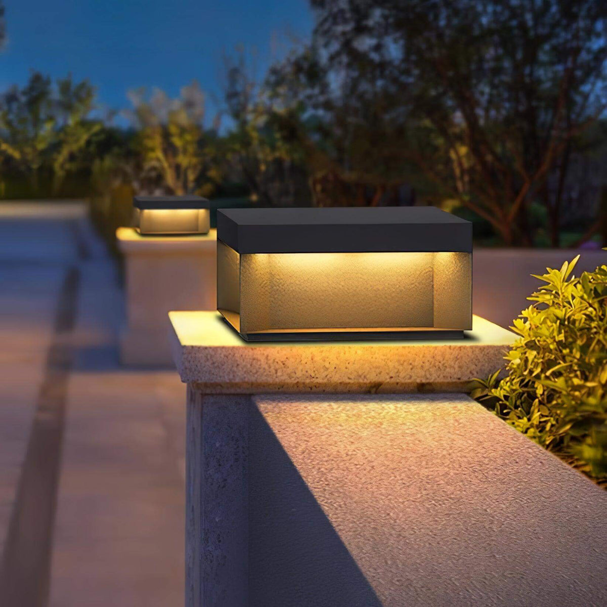 Lampe de Poste Solaire d'Extérieur - Étanche IP65