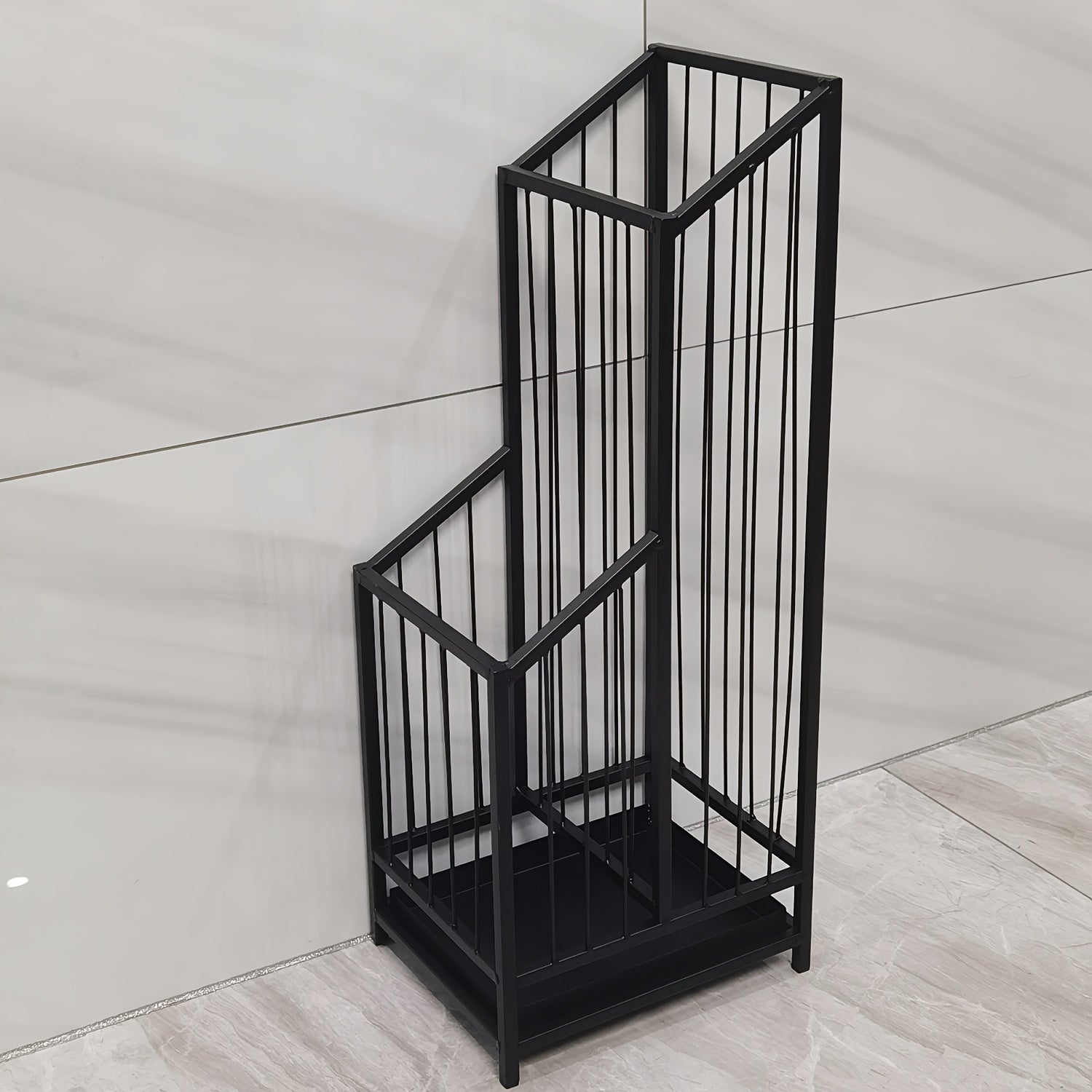 Support de paraplu en fer élégant – Durable et pratique pour un usage domestique et professionnel