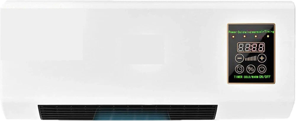 Skanto | Ventilateur avec élément chauffant | Monté au mur avec télécommande
