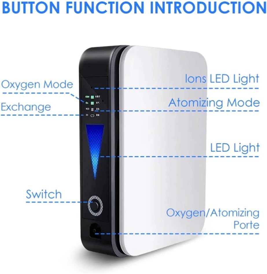 Concentrateur d'oxygène portable avec débit réglable et fonctionnement silencieux – OxyLife