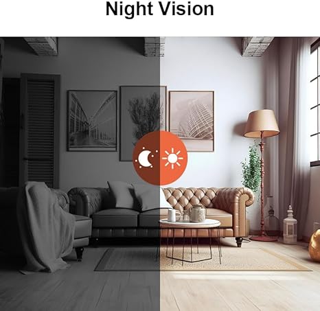 Skanto | Caméra de sécurité WiFi sans fil 1080P - Protégez votre maison