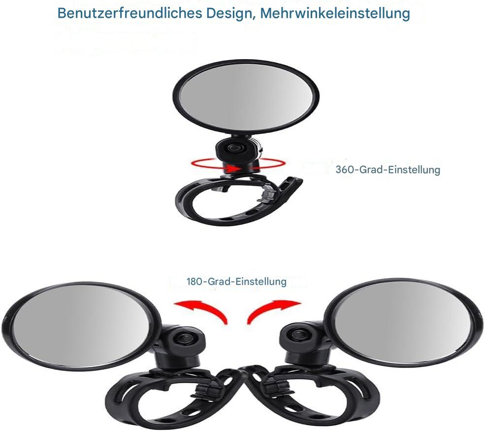 Miroir de sécurité 360° pour cyclistes