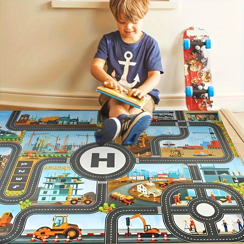Tapis de Jeu Construction et Aventure – Pour Petits Explorateurs et Joueurs Créatifs