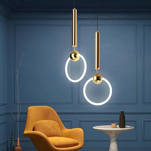 Lampe Suspendue Nordique au Design Minimaliste et à la Forme Élégante