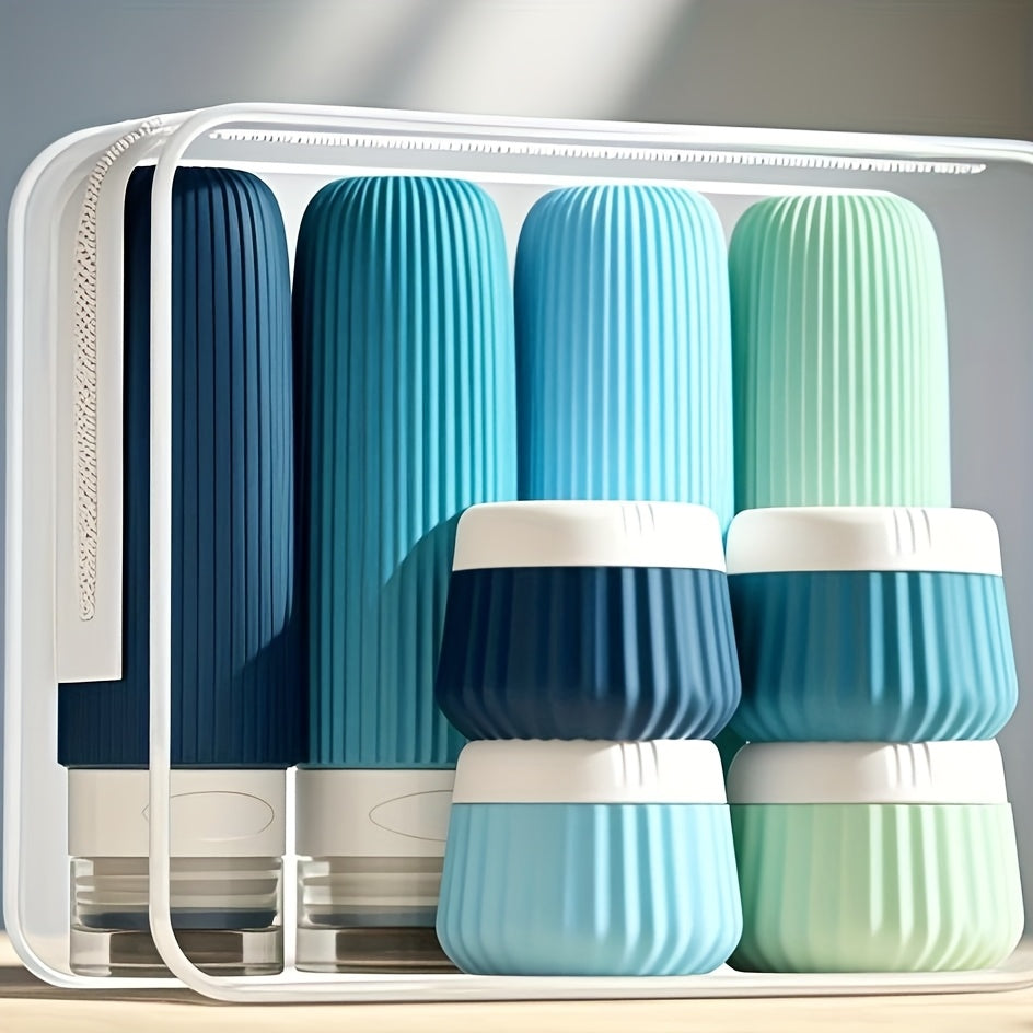 Set de Flacons de Voyage Pratiques – Sûrs et Pratiques pour Voyager