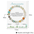 Bracelet Énergétique de Guérison en Cristaux Naturels - Aria