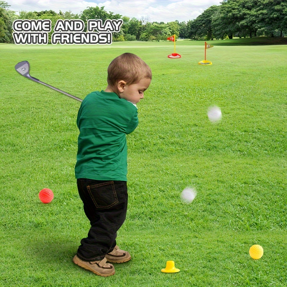 Set de Golf pour Enfants - Clubs Ajustables et Cibles pour un Amusement Infini