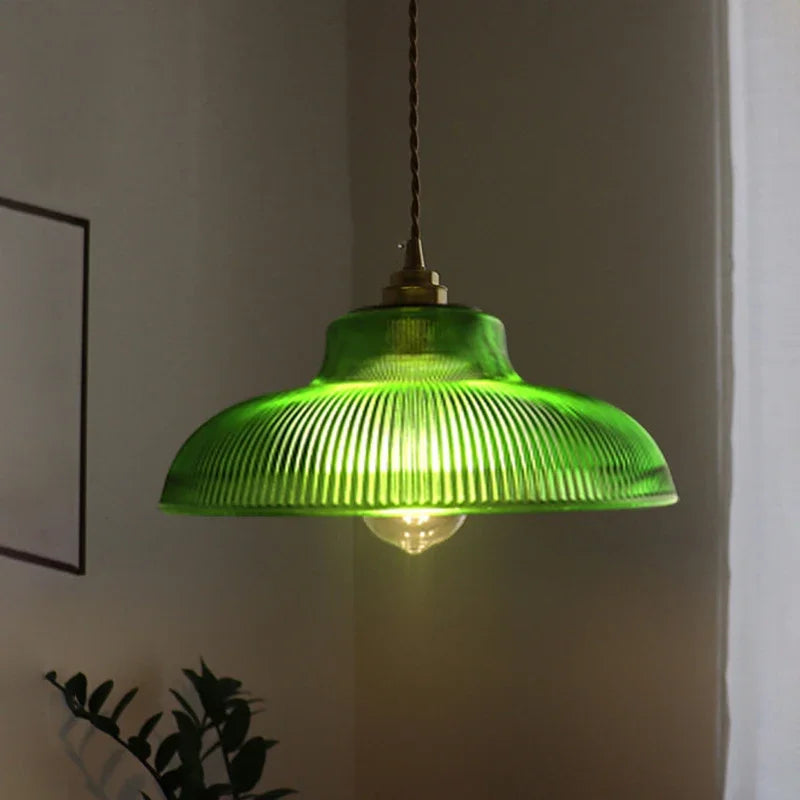Lampe suspendue en verre Solstice Glow
