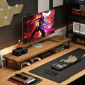 MODURA - Support de moniteur de bureau en acier carbone et organisateur