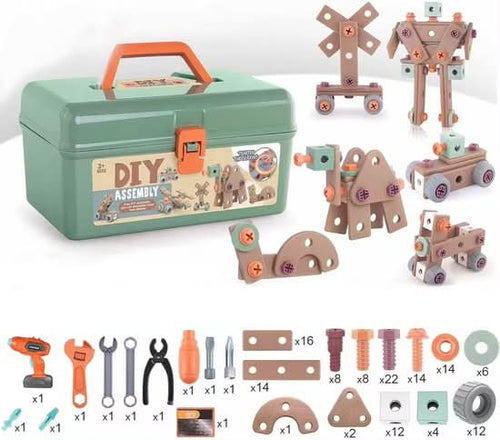 BUILDMASTER – Kit d'outils pour les enfants créatifs à partir de 3 ans