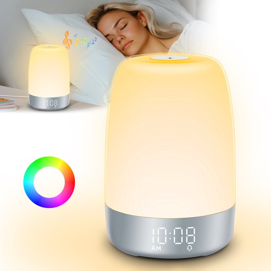 Skanto | Lampe de Réveil Aurora | Lever & Coucher de Soleil | Rechargeable USB-C