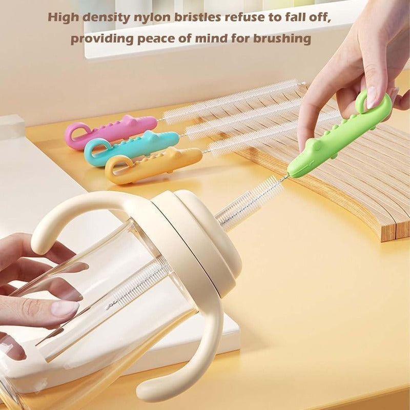 Ensemble de brosses de nettoyage de précision | Vise la saleté cachée dans les coins, les joints de carrelage et les espaces étroits | Poils durs, pointe fine | Salle de bain & Cuisine