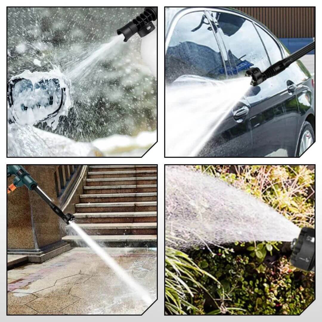 Nettoyeur haute pression sans fil pour voiture et jardin – HydroSwift