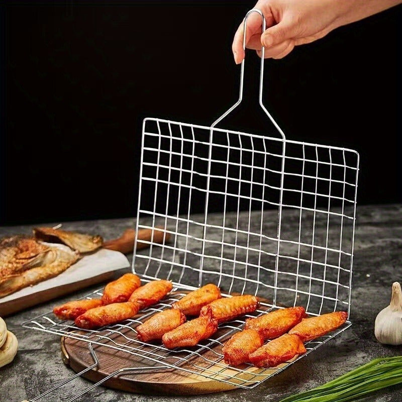 GRILLGRID – Panier de BBQ Grande Capacité pour un Contrôle de Grillade Uniforme en Plein Air