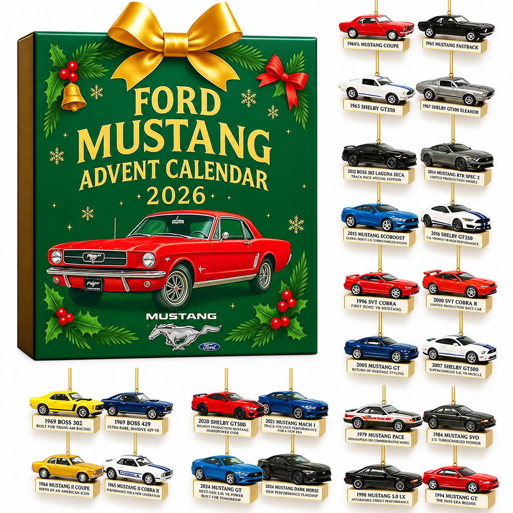 Calendrier de l'Avent Mustang 2026