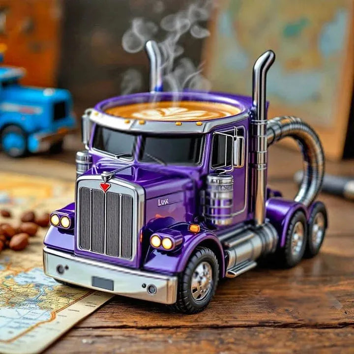 TruckCoffee | Mug de café pour camion semi-remorque - un indispensable pour la route