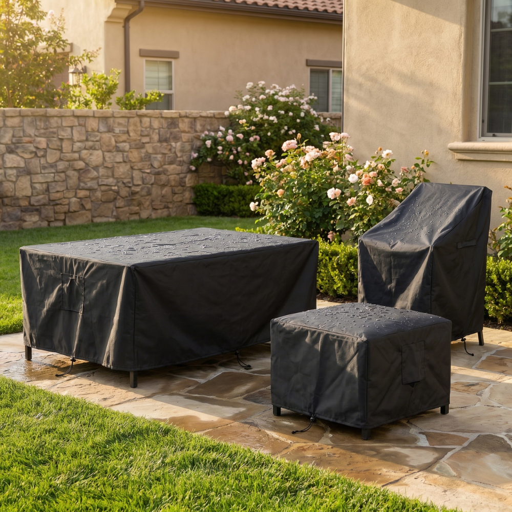 Housse de meuble de jardin Imperméable Résistante aux UV en Polyester