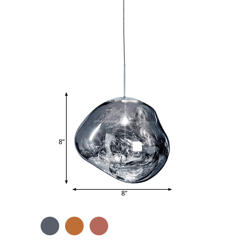 Lampe de Plafond Moderne en Verre - LunaLux