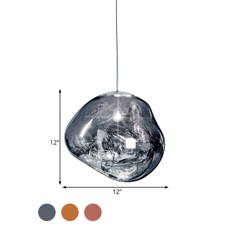 Lampe de Plafond Moderne en Verre - LunaLux