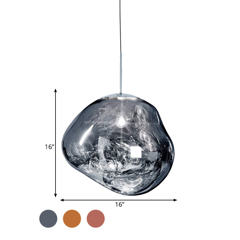 Lampe de Plafond Moderne en Verre - LunaLux