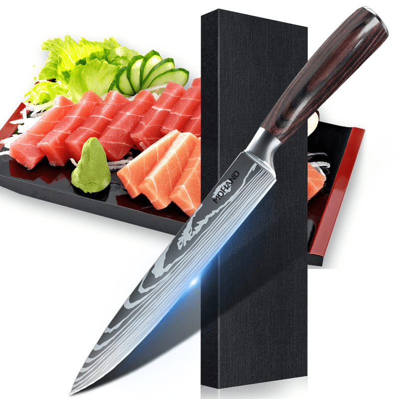 Ensemble de couteaux de chef, qualité professionnelle et design élégant