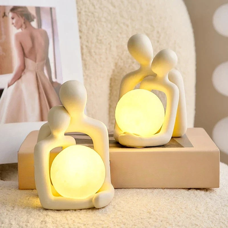 Lampe d'Ambiance en Céramique - LunaGlow