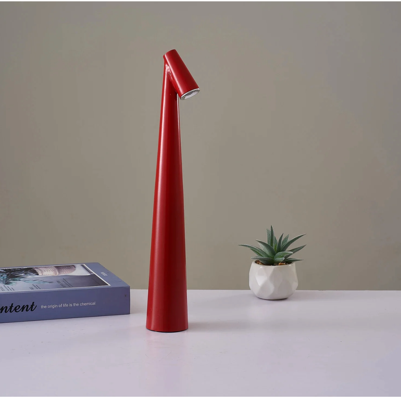 Lampe de Table LED Sans Fil avec Fonction de Dimmage Tactile