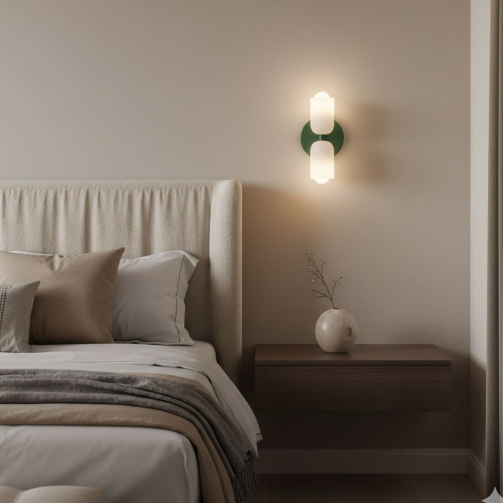Applique Murale Double Crème - Lumières Murales Modernes pour Espaces Élégants