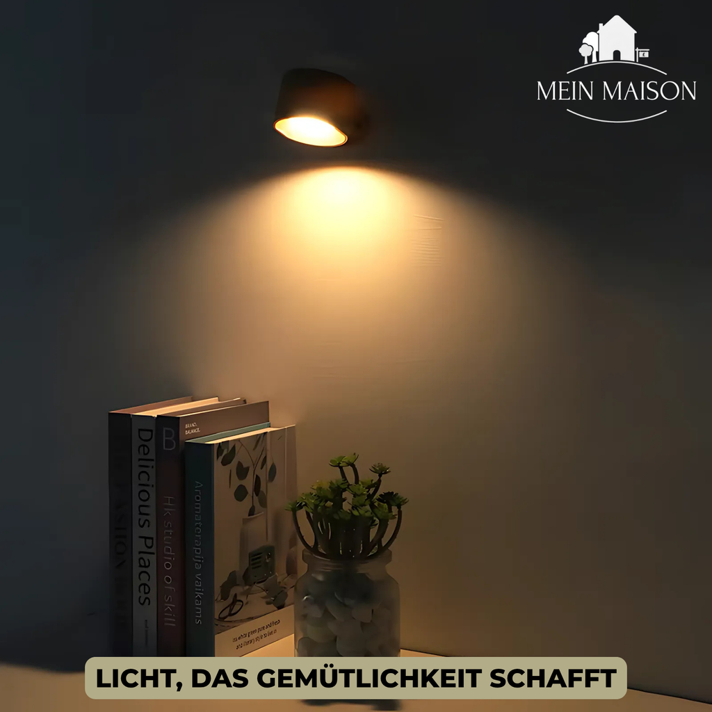 Applique LumiScandi | Sans fil & Rechargeable | Design Scandinave | Bois Chêne