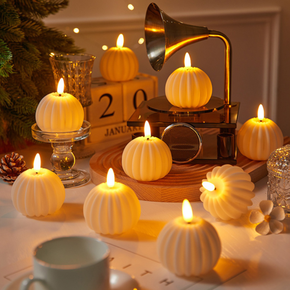 Bougies LED sans flamme avec éclairage chaud – décoration d'ambiance et sécurisée