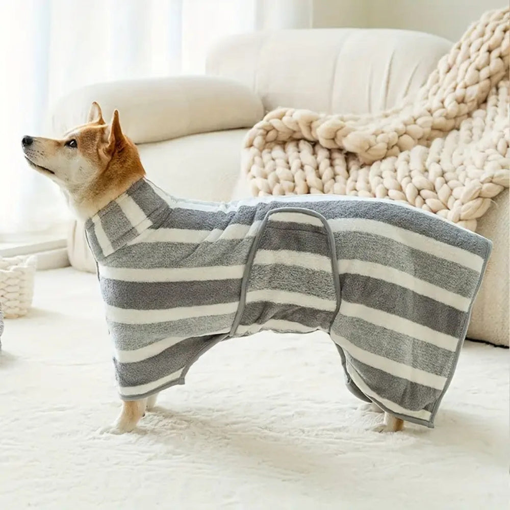 Robe de Séchage pour Chien à Toucher Doux