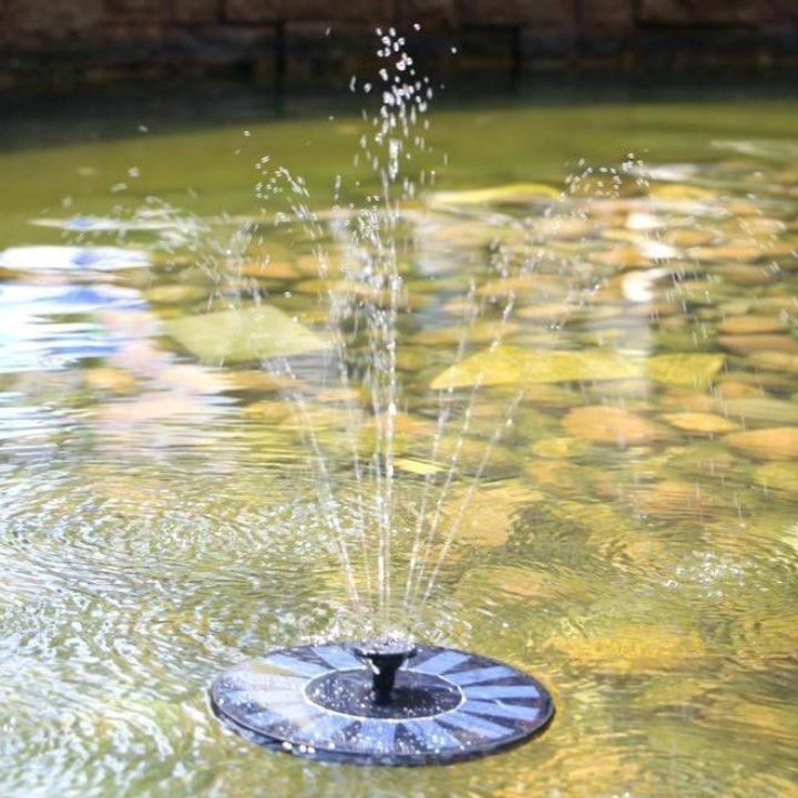 SunSpring™ | Fontaine de jardin flottante à énergie solaire