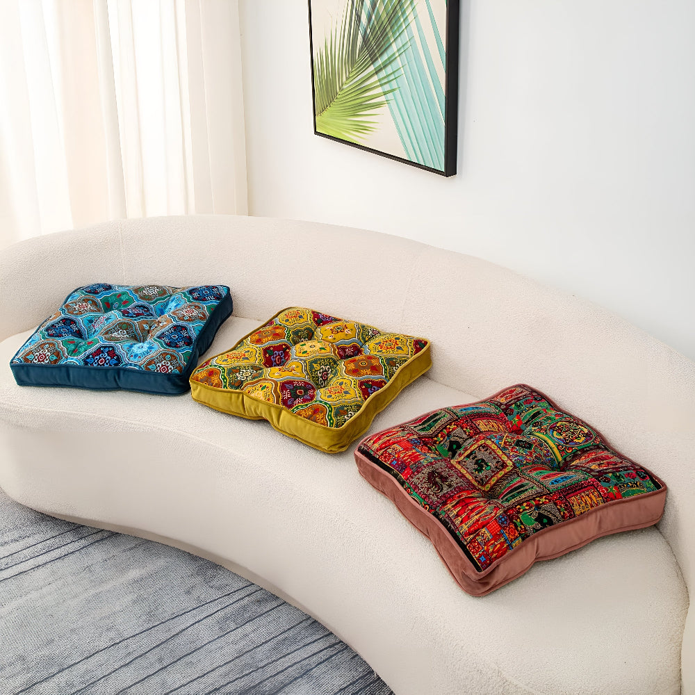Coussin à Lanières Inspiré du Maroc
