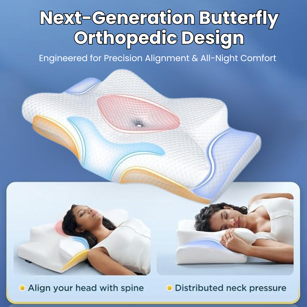 Coussin Anti-Ronflement | Support Ergonomique pour le Cou et la Tête | Blanc