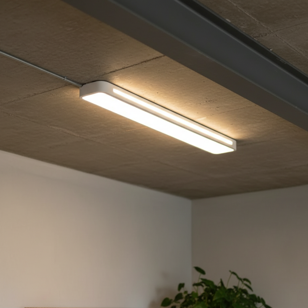Lumière de plafond encastrée linéaire Runway - Applique LED ambiante ajustable