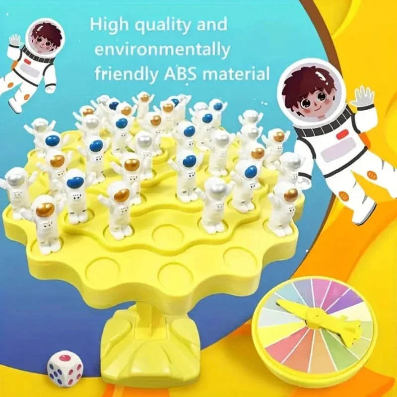 Jeu d'équilibre d'astronaute pour stimuler l'apprentissage