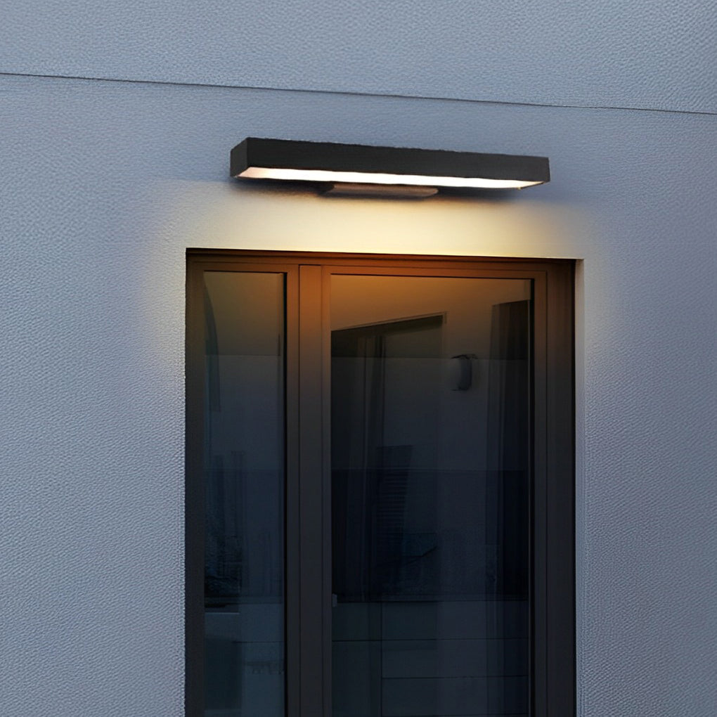 Lampe Murale LED Moderne avec Détecteur de Mouvement et Boîtier Noir
