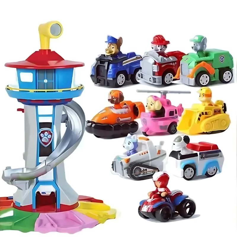 Ensemble jeu tour d’aventure avec véhicules & figurines