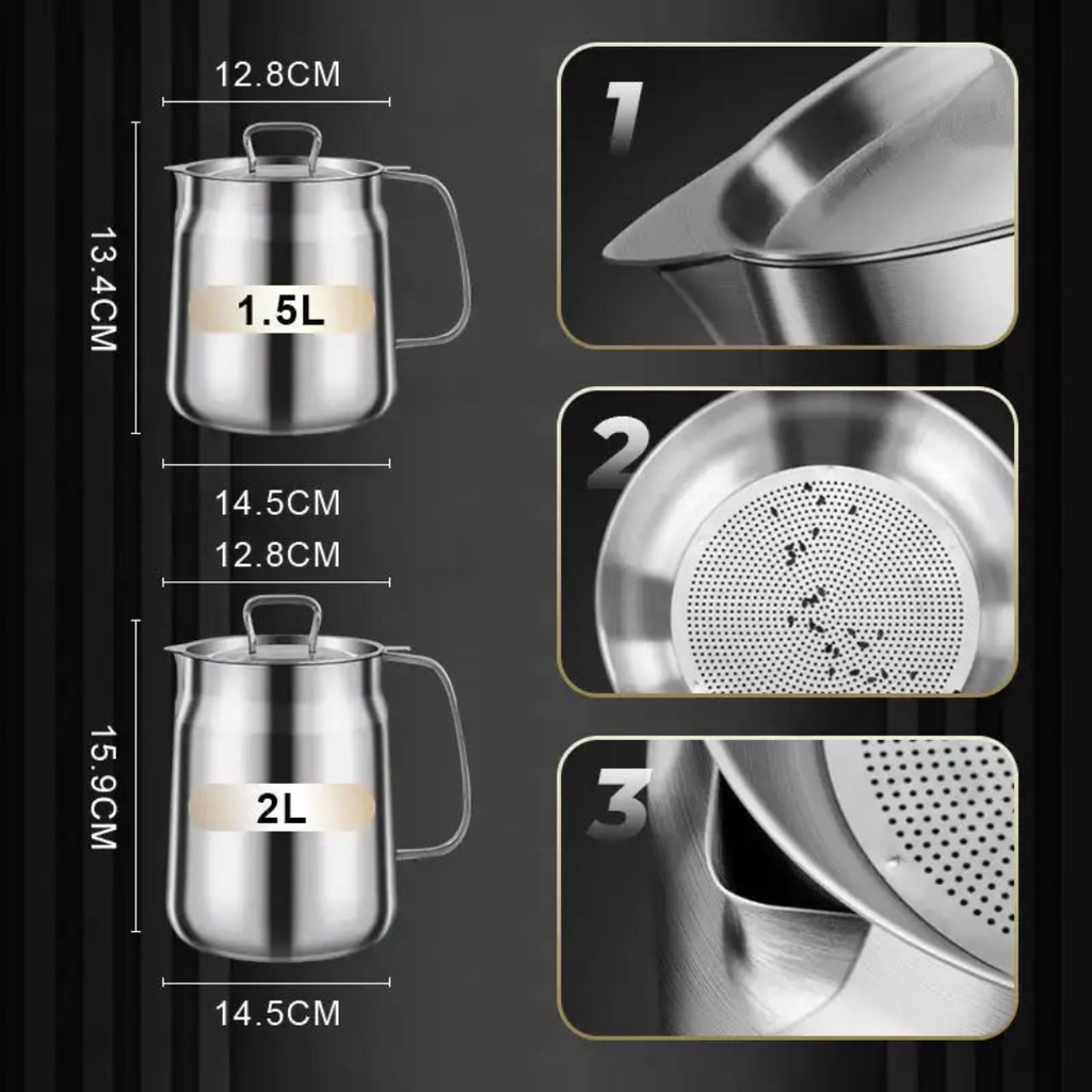 FilterFry™ | Ensemble de poêles multifonctions (set de 3)