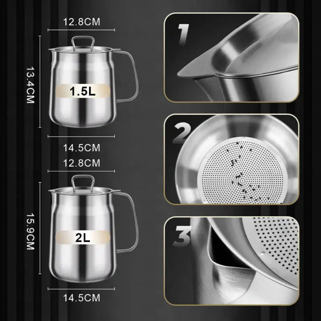 FilterFry™ | Ensemble de poêles multifonctions (set de 3)