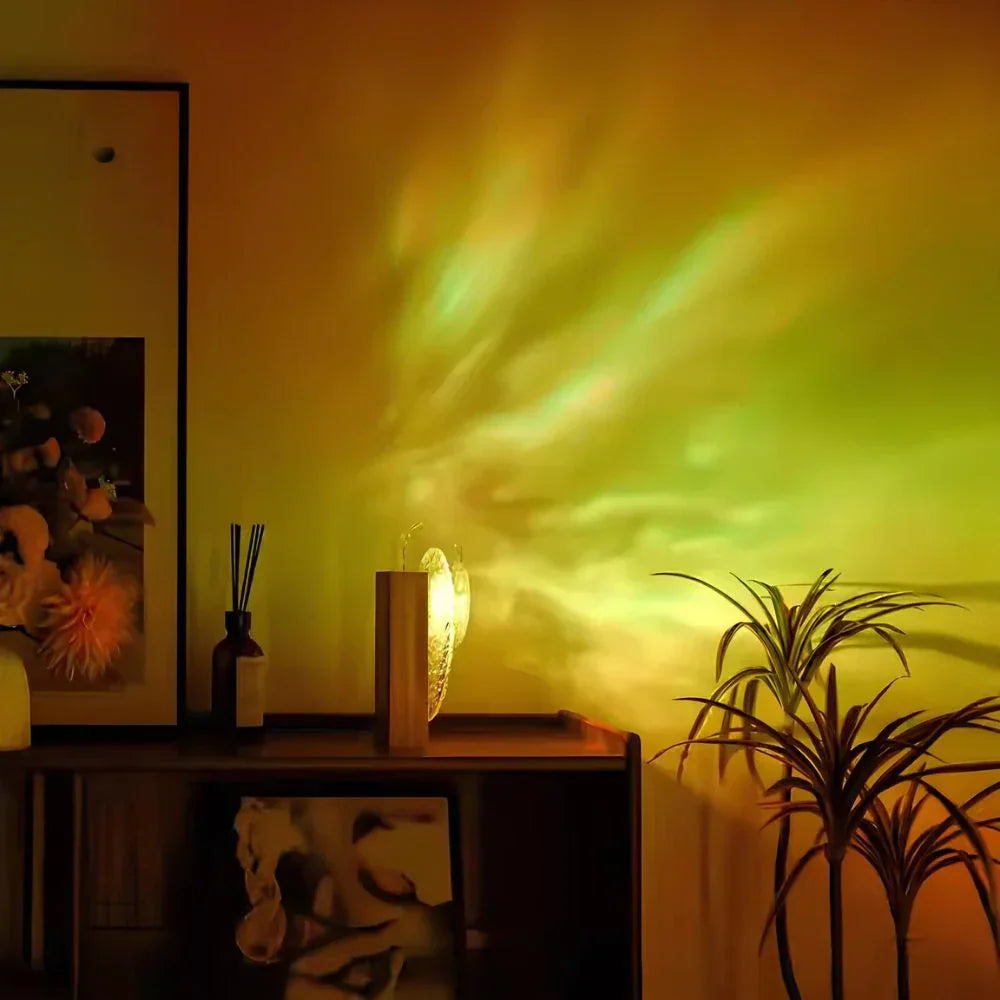 Lampe de coucher de soleil avec projection réglable – lampe de table dimmable