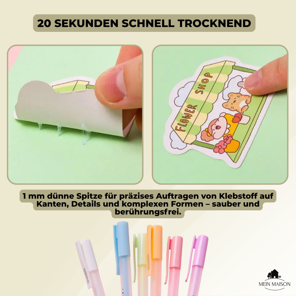 GlueMaster – Colle exactement là où tu le souhaites ! (set de 6)