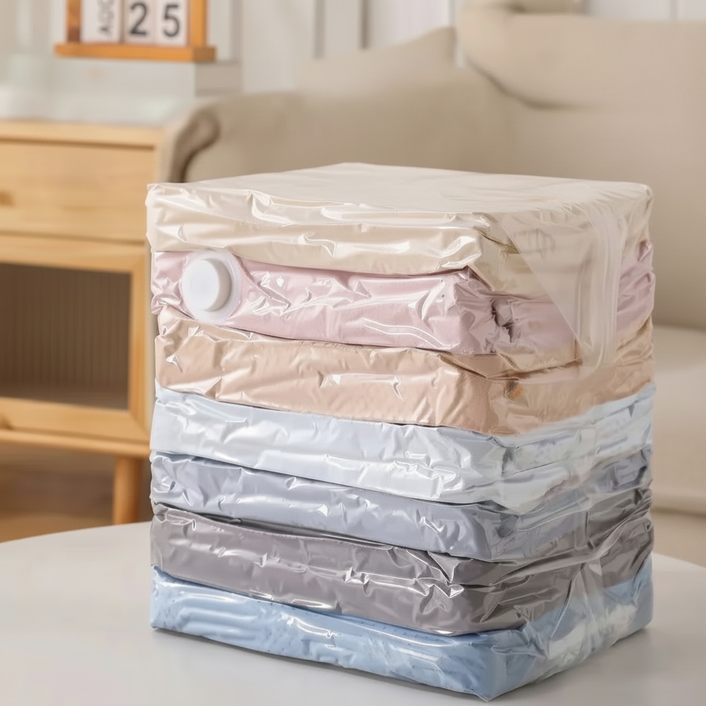 VACUNOVA – Sacs de Compression Sans Pompe pour un Gain de Place Facile