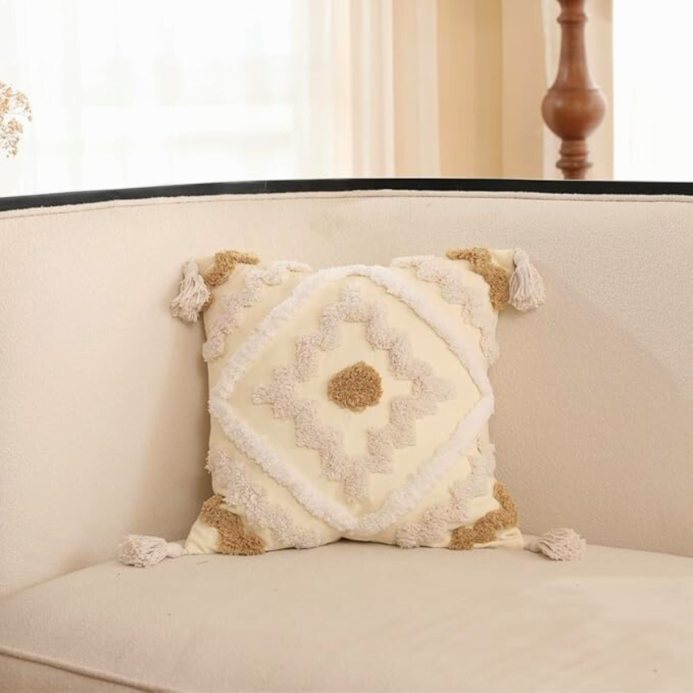 Housse de Coussin Tissé Bohemian Bliss