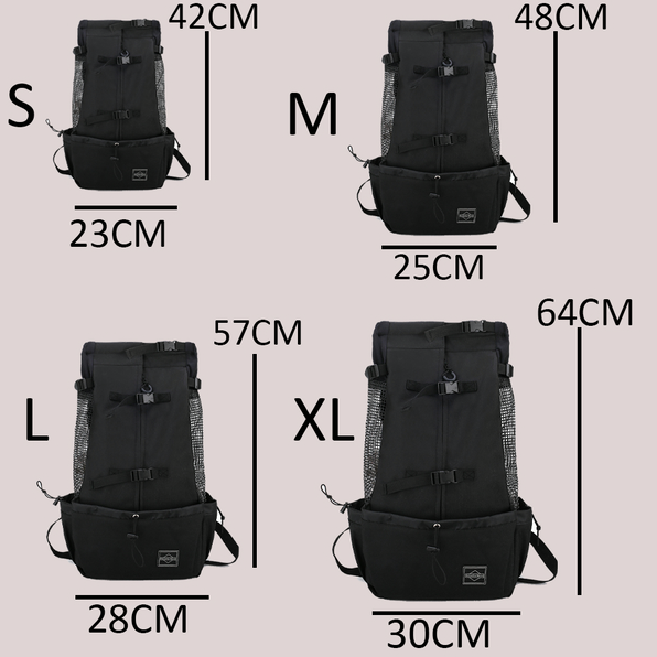 Sac à dos pour chiens